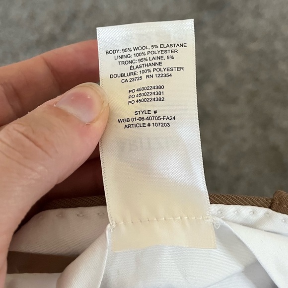 NWT Aritzia Babaton Agency Cropped Pant City Wool in Seville Womens Size 6 - Picture 6 of 16